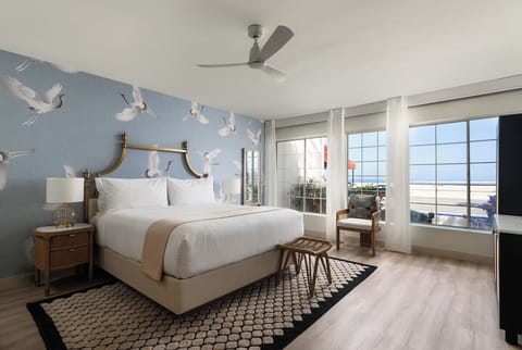 Wake up to ocean views in a bright, airy retreat.