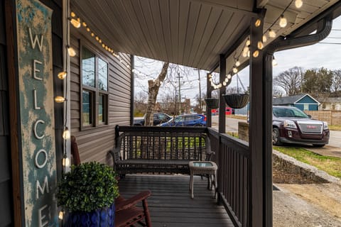 Patio with outdoor seating