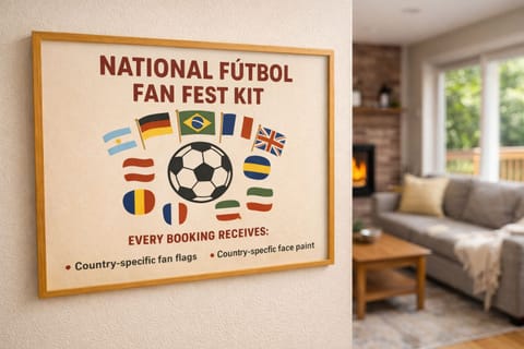 Decor Sign Display Only – Living Room Shown in Background Is Not Part of Home.