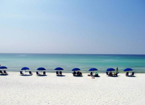 The Emerald Shores community has PRIVATE beach access, which means more space and less people for you - no condo crowds here! 