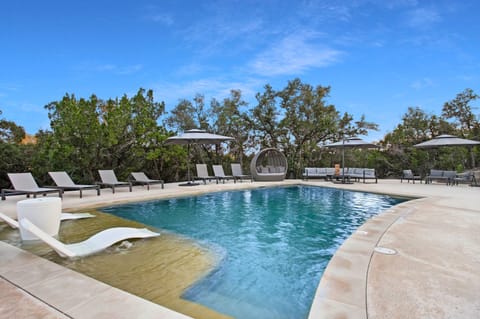 Starlight Horizon 2 Cabins (3 Bed Each) Pool, Firepits, Sleeps up to 16 Cabin in Canyon Lake