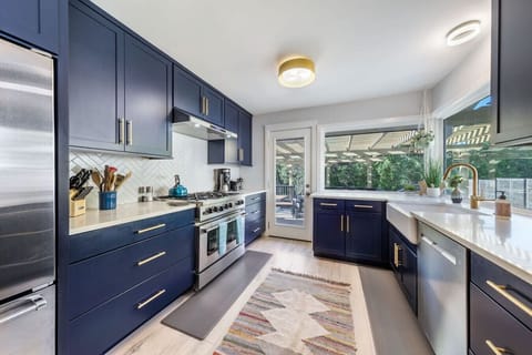 Wide counters and soft light make prep feel easy.