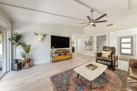 A bright, open living space made for easy evenings in.