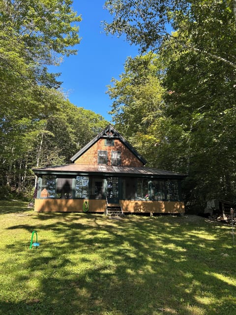 View of house looking back from the lake