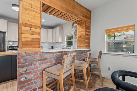 Cook, chop, stir, repeat! Our fully equipped kitchen is ready for everything from gourmet creations to midnight snack experiments—chef hat optional, fun required.