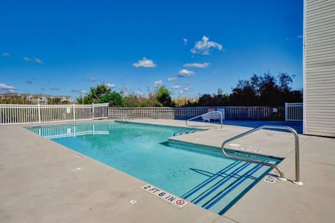 One of Tiffany’s Motel pools: open-air swimming with plenty of space to cool off and relax
