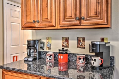 Coffee Bar with Two Coffee Makers