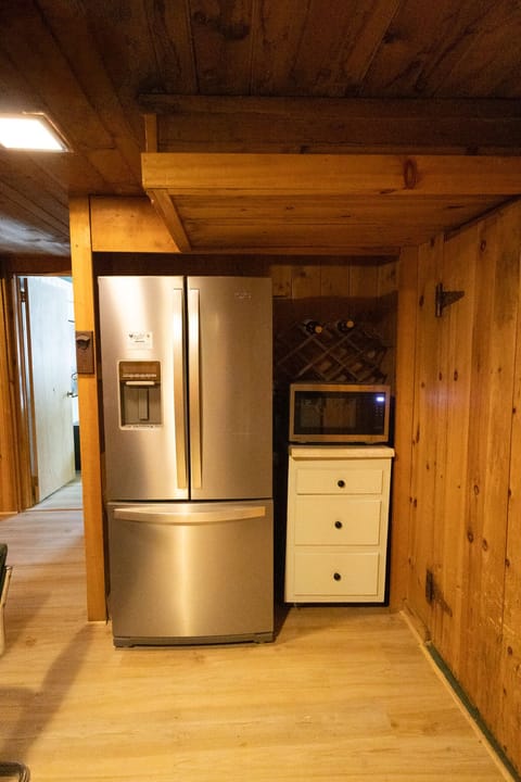 Our second kitchenette comes complete with a second fridge and microwave.