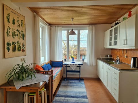 Charming red and white holiday home with lake view near Vimmerby House in Kalmar County, Sweden