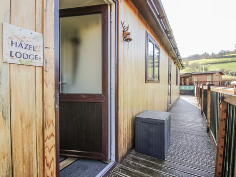 HAZEL LODGE, pet friendly, with a garden in Clun Cottage in Wales