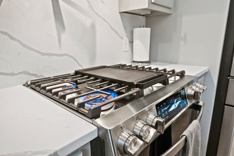 Advanced Stove in a High-Tech Kitchen