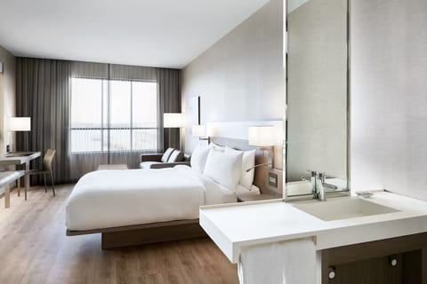 Bedroom. Interior and views may vary based on location and availability