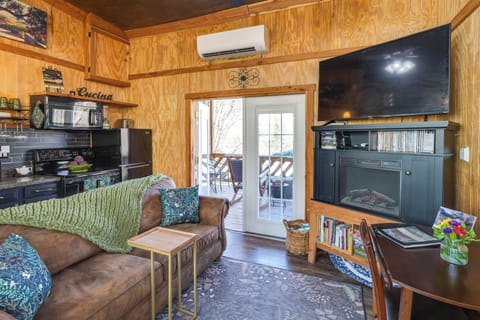 Living Room | Fireplace | Board Games | Sleeper Sofa | 1st Floor