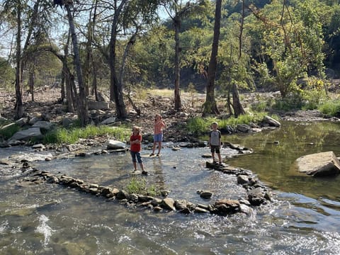 Shallow creek crossings and endless outdoor fun for the whole family