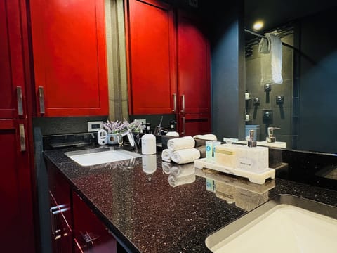 Downtown Bellevue 2BR Condo Free Reserved Parking Apartment in Bellevue