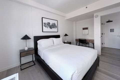 Bedroom. Interior and views may vary based on location and availability.