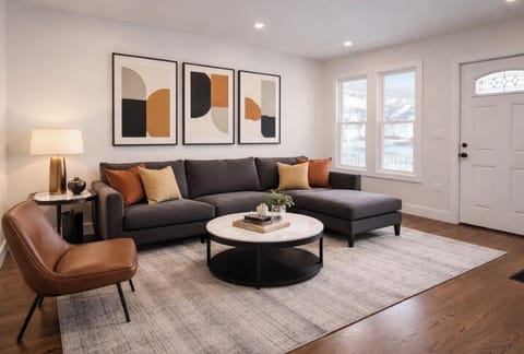 Computer rendering of living room #1
