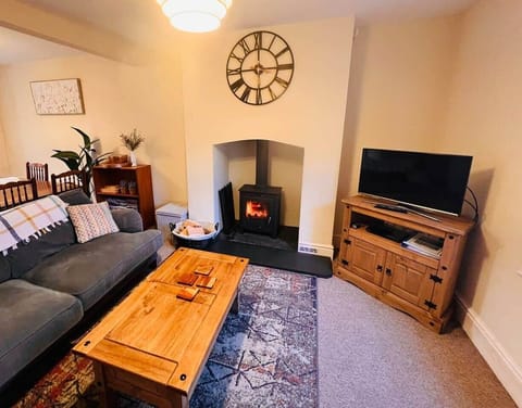 Lounge wih real log burner 