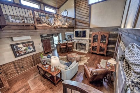 Welcome to Merritt's Ridge Cabin! A luxury vacation rental cabin with a private hot-tub overlooking the beautiful Texas Hill Country Near Downtown Fredericksburg!