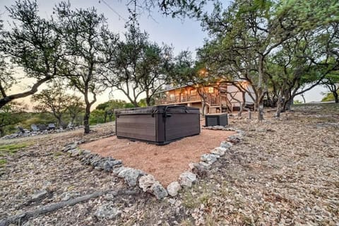 Soak in the soothing hot-tub while watching the stars align in the night sky!