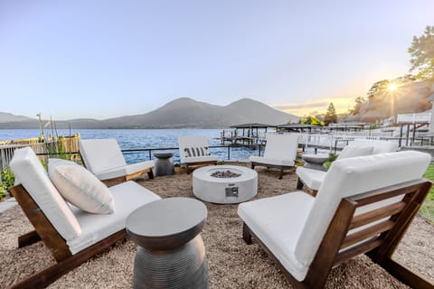 Magical views by the fire, lounging w/ family & friends making memories. 