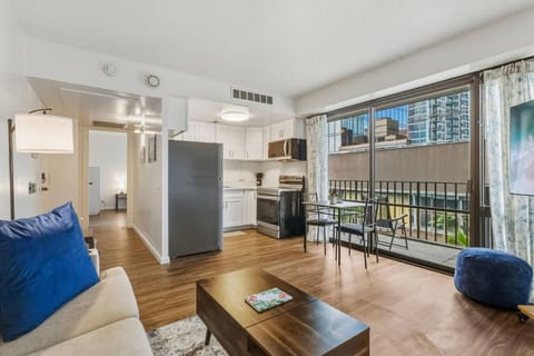 Your stylish home base.  Cook, dine, and unwind in this light-filled space with modern touches.