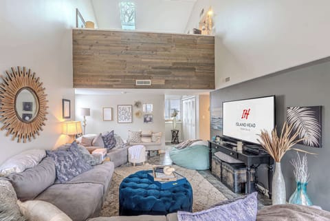 Living room perfect for gathering and downtime!