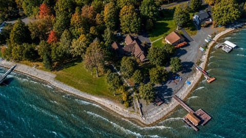 Expansive shoreline property with a private dock and unbeatable lake views. The ideal home base for boating, fishing, and relaxation.