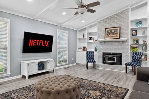 Living Room 1: Comfortable seating and entertainment-ready setup make this a guest favorite hangout spot.