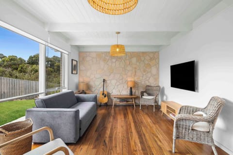 The morning sun fills the house with light
The Koala sofa folds out to a double bed 