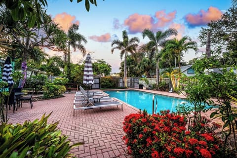 Beautiful courtyard to relax either in our heated pool or on a sun lounger catching some rays.