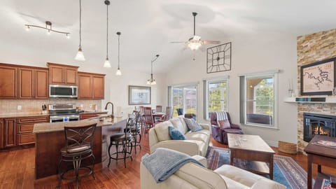 Enjoy the breezy, open flow of the main-level living spaces​