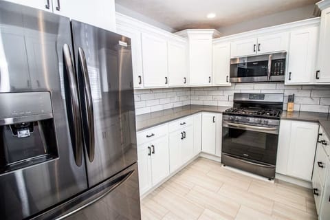 Kitchen up close perspective