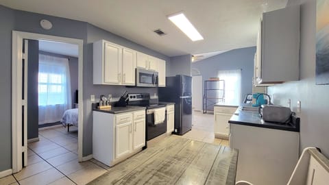 Fully equipped kitchen you can use throughout your stay