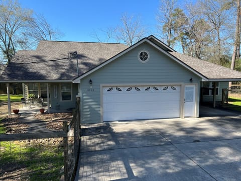 Front view. This unit is above the garage in a lovely, secluded neighborhood.