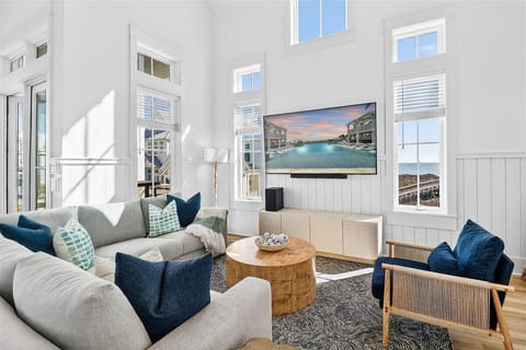 Living Room, 3rd Floor - Featuring Gulf views!