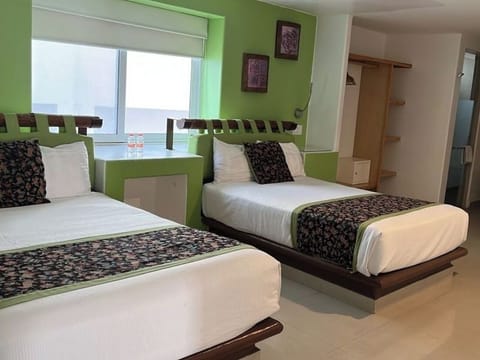 Spread out comfortably with twin beds made for easy sleep.