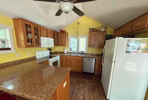 Full Kitchen open to Dining Room