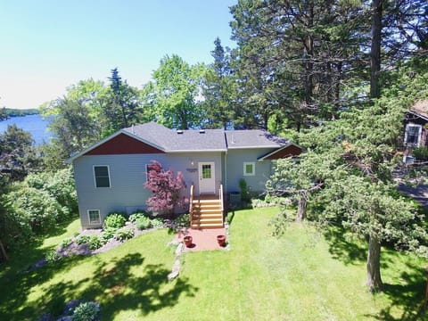 Large front yard space for yard games