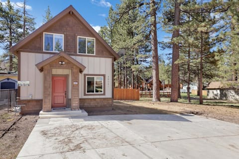 Exterior street view of the cabin