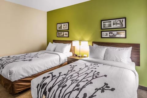 Stretch out with two plush beds for effortless group comfort.