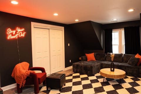 Because every great house needs a karaoke lounge