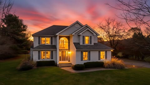 Stylish exterior, welcoming entrance, and all the promise of a great stay.