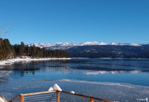 Winter views from the back deck.