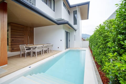 Tiwa Pool Villa Baan Bua 3 mins to Nai Harn Beach (7765)