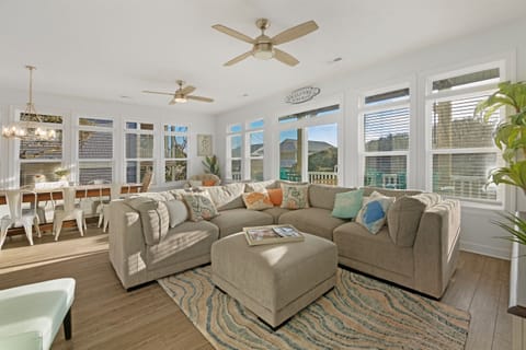 Kick back and reconnect in this inviting living space
