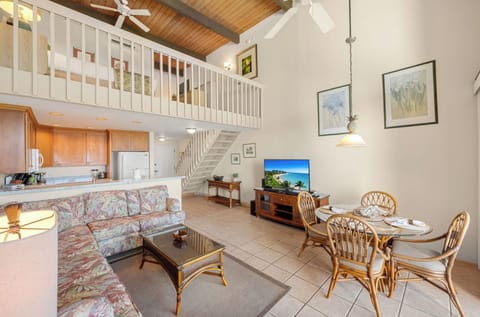 Unit 1 Living area to the loft bedroom