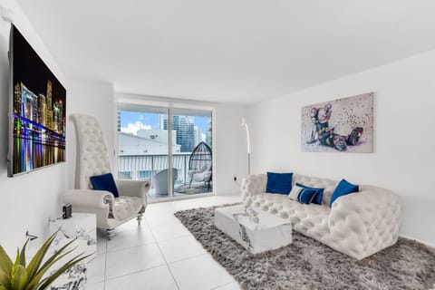 Open concept living room area