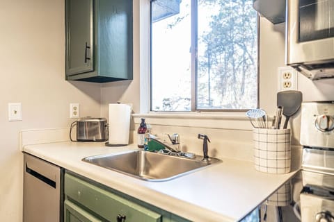 Our kitchen has all the conveniences of home