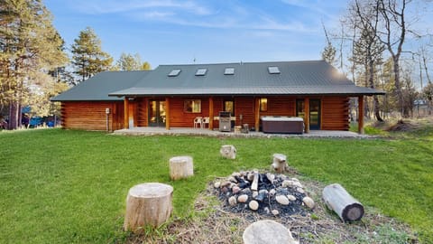 Fire Pit and back yard